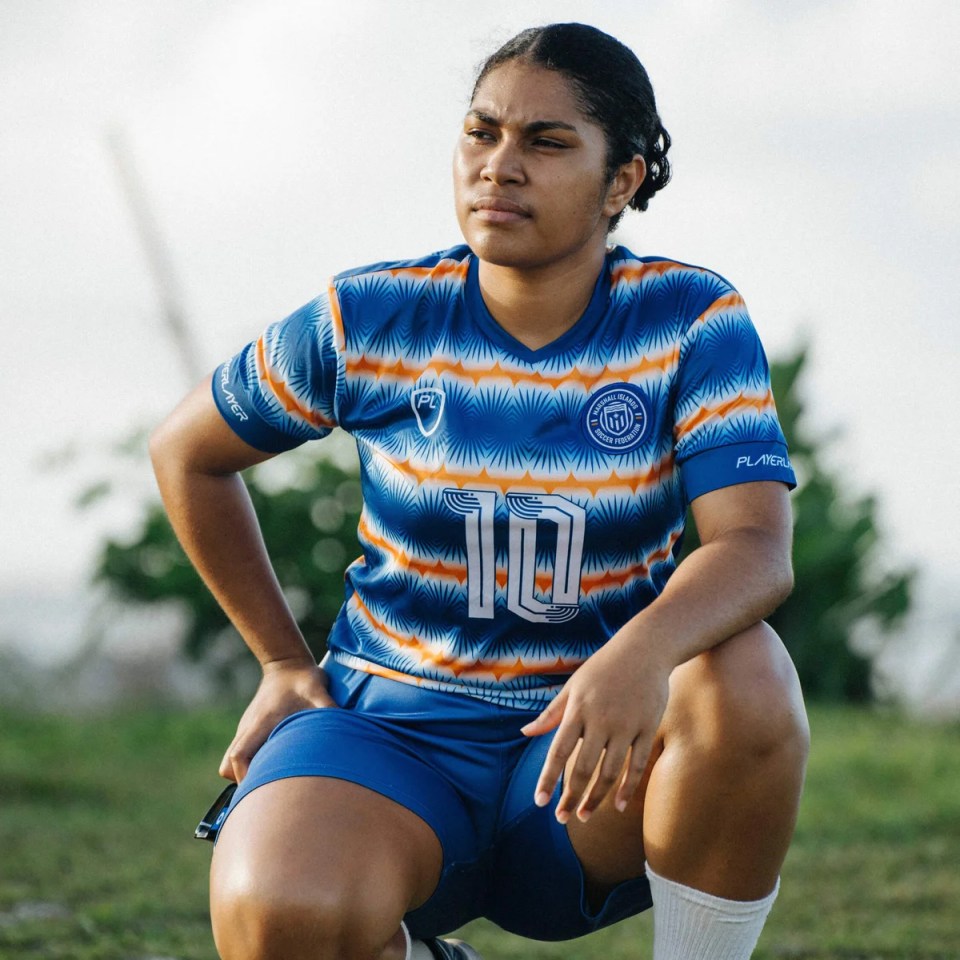 The Marshall Islands football strip has been selling more than 100 replicas a week since it went on sale last month