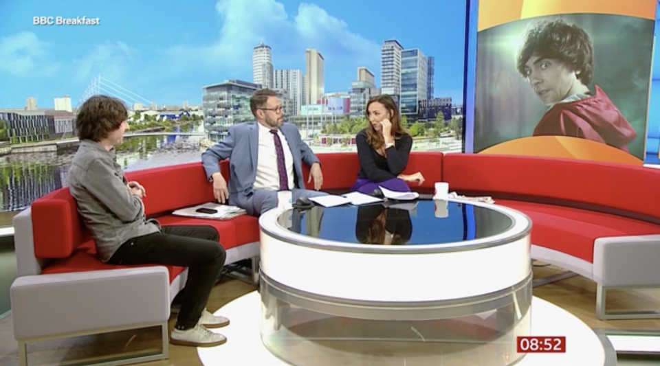 BBC Breakfast with Jon Kay and Sally Nugent were scared during Mondays episode