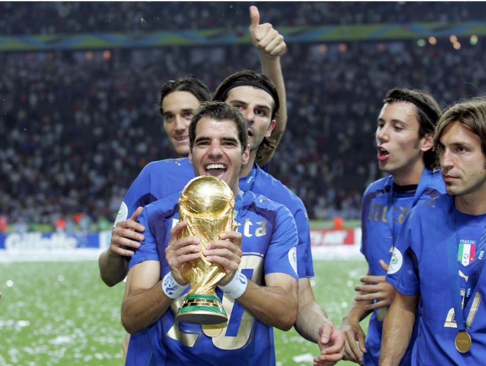 Simone Perrotta won the World Cup in Italy in 2006