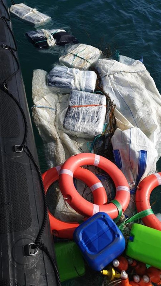 A fishermen and litter-pickers recovered them on Monday