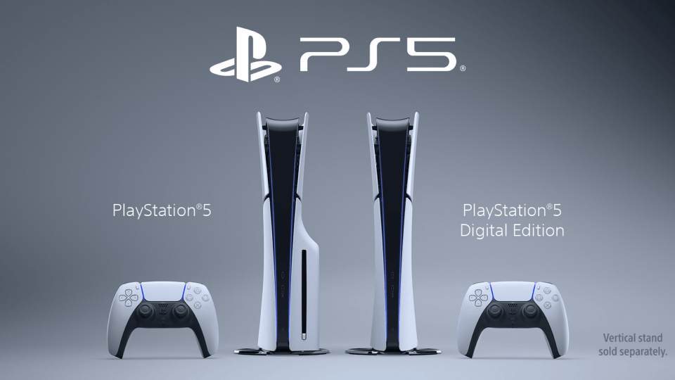 The new PS5 is a third of the size.