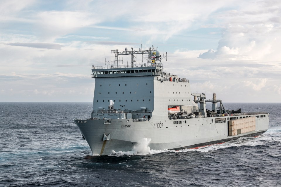 RFA Lyme Bay will be sent to the Mediterranean to support the UK's ally, Israel