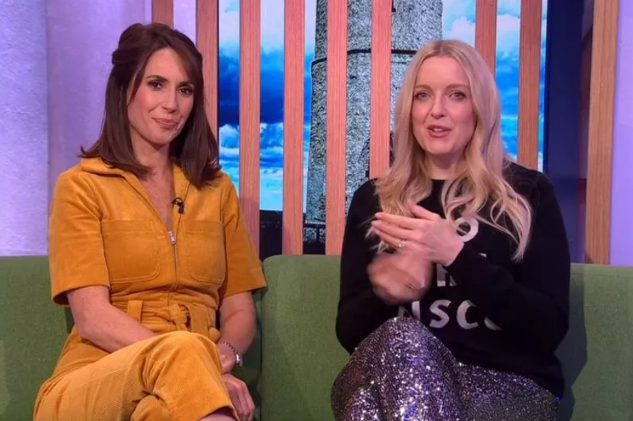 Alex Jones presented The One Show alongside Lauren Laverne