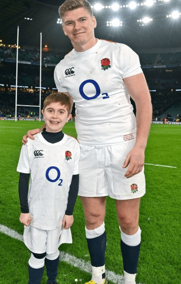 Jack Johnson, who suffers with DMD, has the support of Owen Farrell