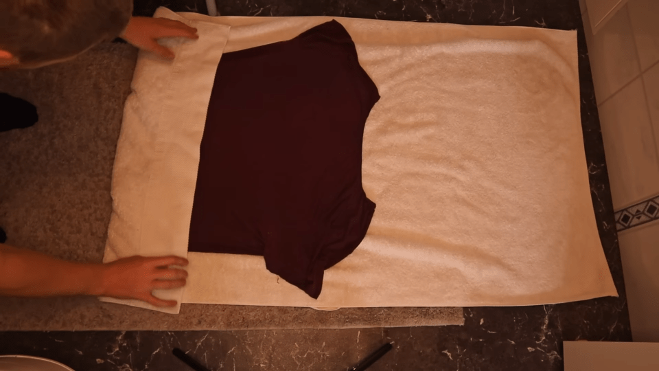 The "burrito method" is said to dry clothes in just five minutes