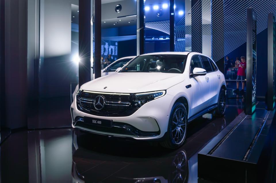 The Mercedes EQC also made it into the top 10