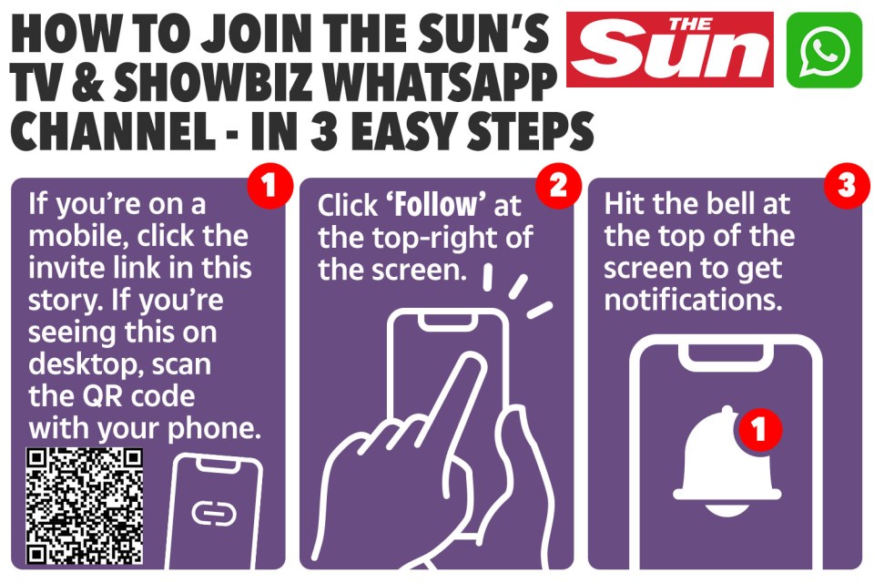 How to join The Sun's showbiz WhatsApp channel