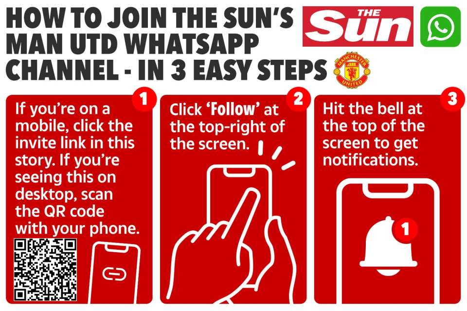 How to join The Sun's Man Utd WhatsApp channel