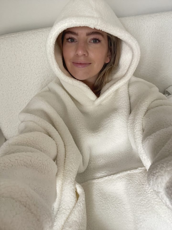 The Snuggle Blanket from The White Company is one of the most stylish items.