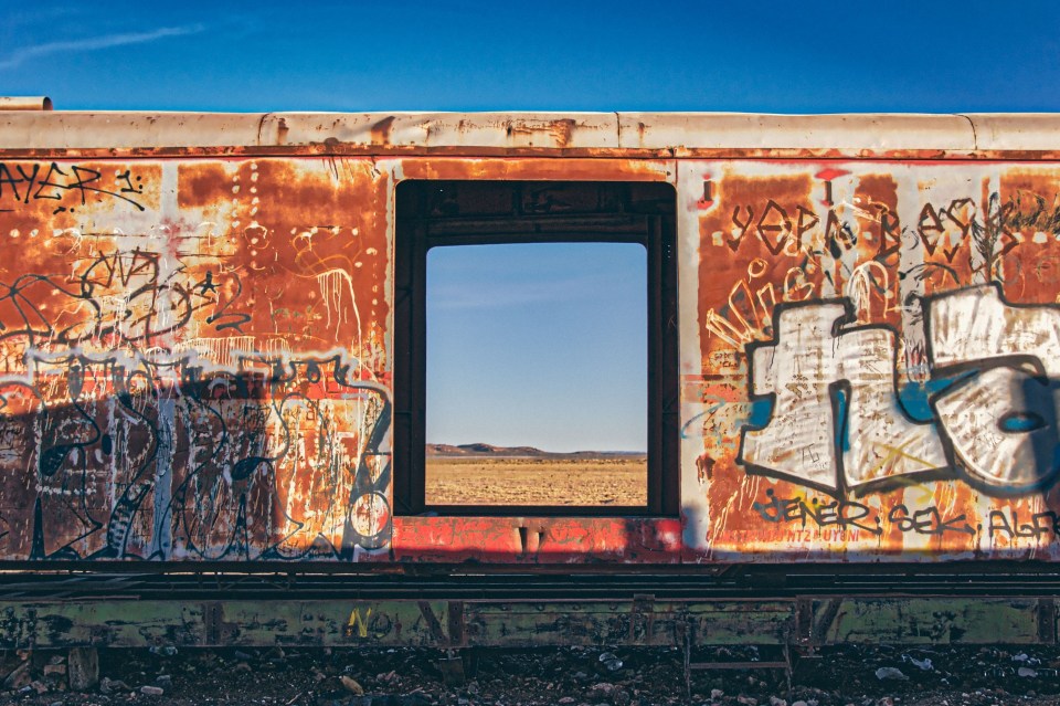 The trains have been surrendering to the salt for over 80 years