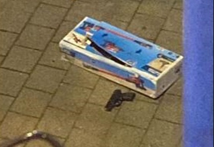 A second weapon left at the scene