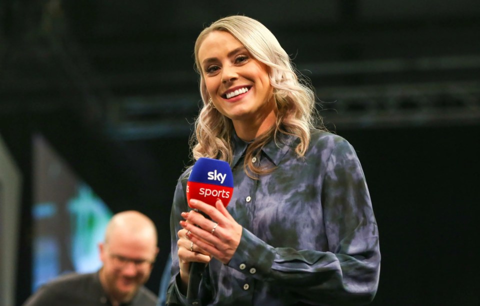 She hosts Sky Sports news and darts coverage