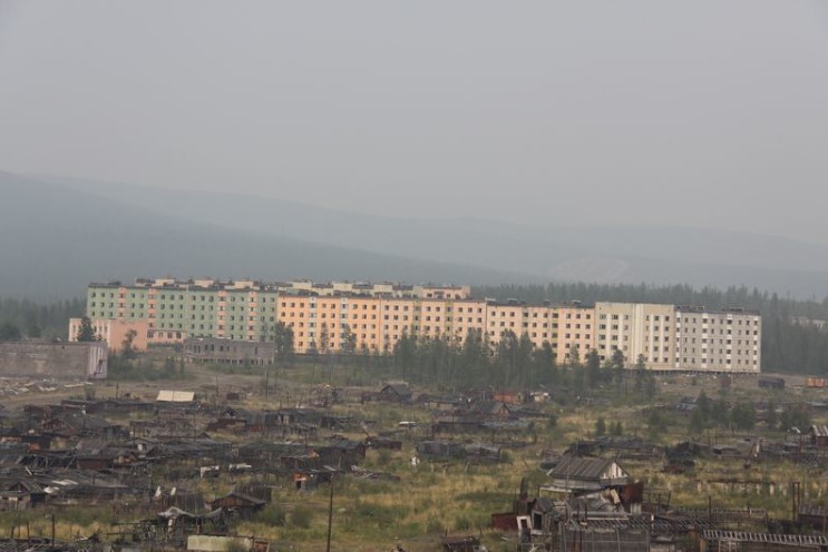 The city can be found along the 'Road of Bones'