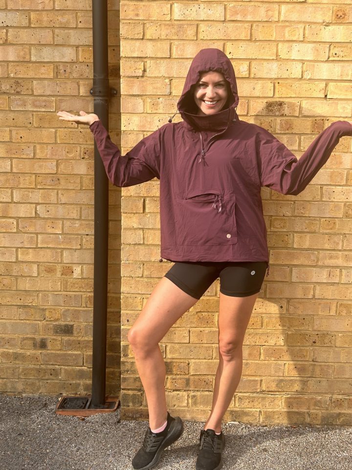 Acai's Outdoor Shower Popover feels more like a hoodie than a jacket, but we love it anyway