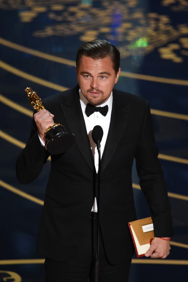 Leo scooped the Best Actor gong for The Revenant in 2015