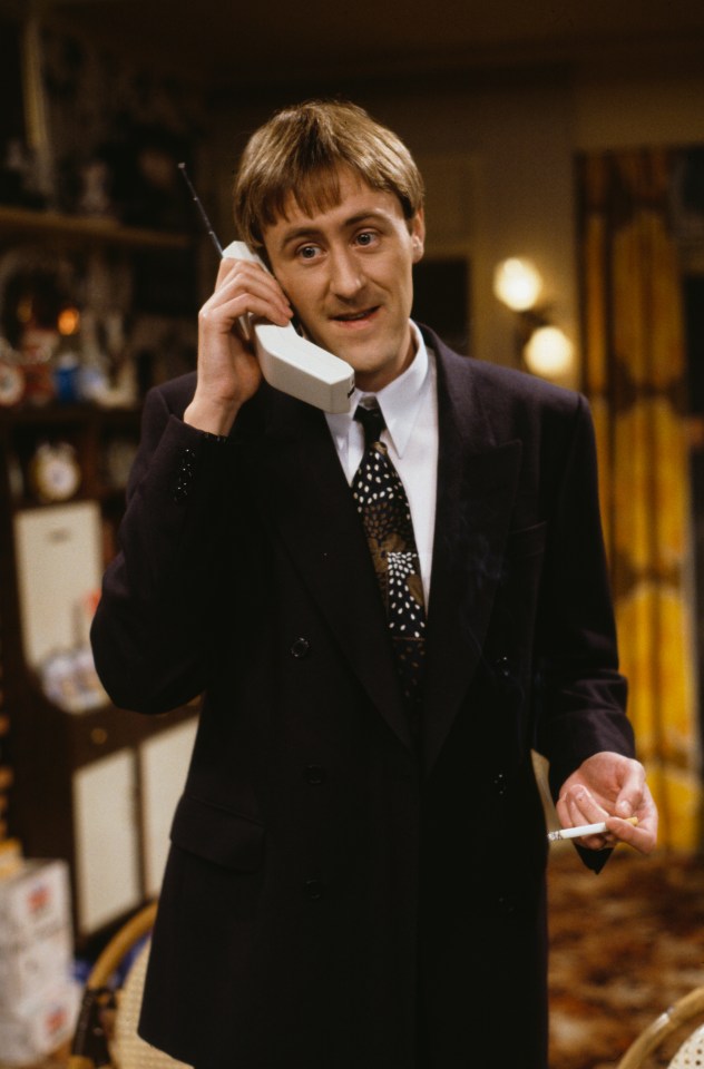 Actor Nicholas Lyndhurst in a scene from Only Fools And Horses