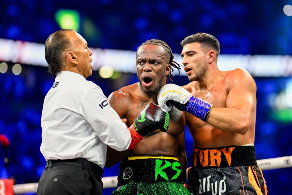 KSI claimed Fury's win was a 'robbery'