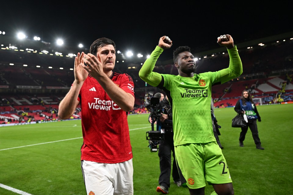 Maguire and Andre Onana were last night's heroes