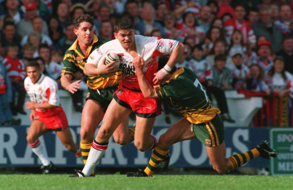 Andy Farrell was a Wigan rugby legend