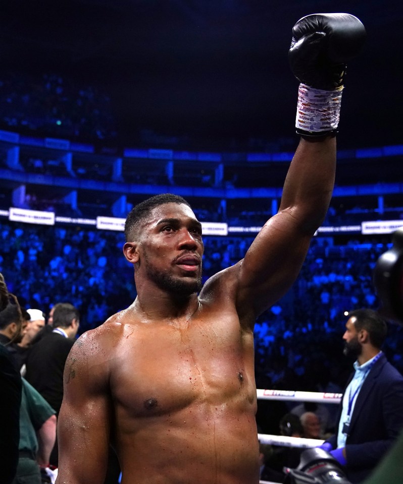 Anthony Joshua works with Love Hemp - a CBD brand which supplies sports stars