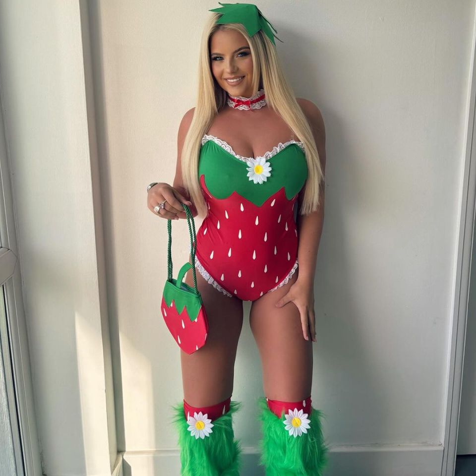 Halloween-ready Apollonia is used to turning heads on social media