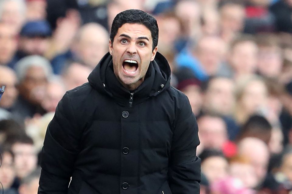 Arteta is even more animated than his fellow Spaniard