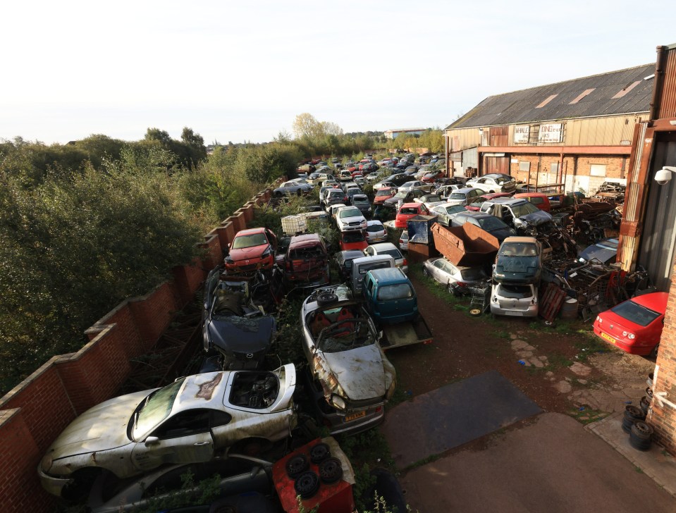 The company had an environmental permit in place to run a scrap vehicle site on the Phoenix Sidings land, which was full of vehicles