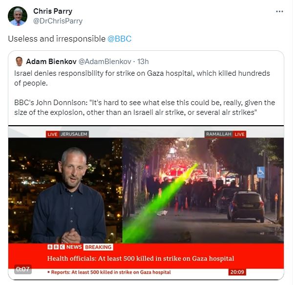 The BBC says it quotes the word terrorists when it is used by others, but that to use it itself would be 'taking sides'