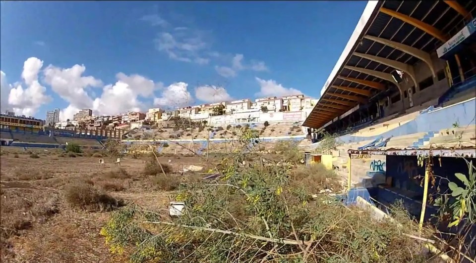 The ground in Gran Canaria fell into a state of disrepair after years of neglect