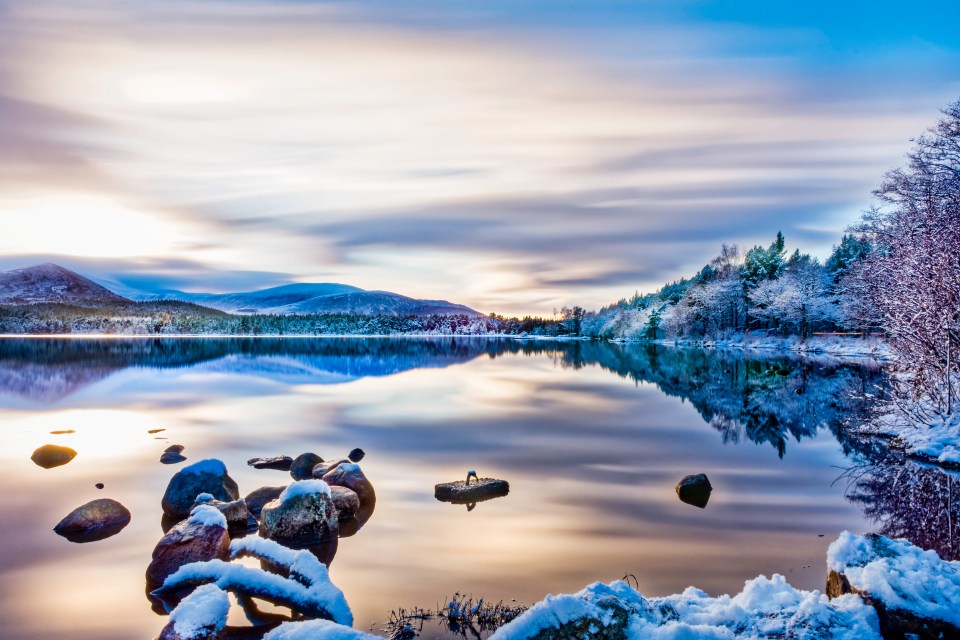 The Cairngorms national park is one of the best places to see the lights