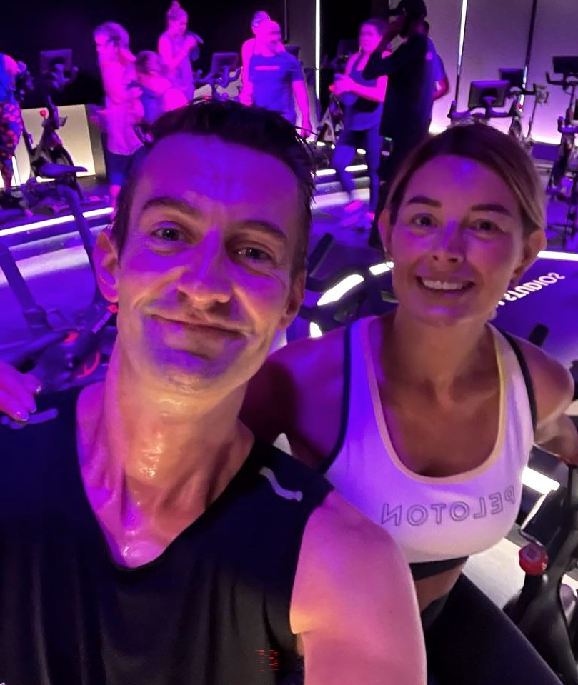 Ben and fellow BBC journalist Lizzie Simmons went to a spin class