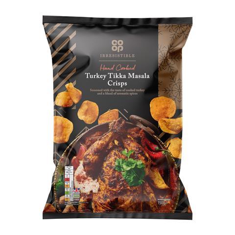 Co-op will be selling a Turkery Tikka-inspired Christmas flavour from next month