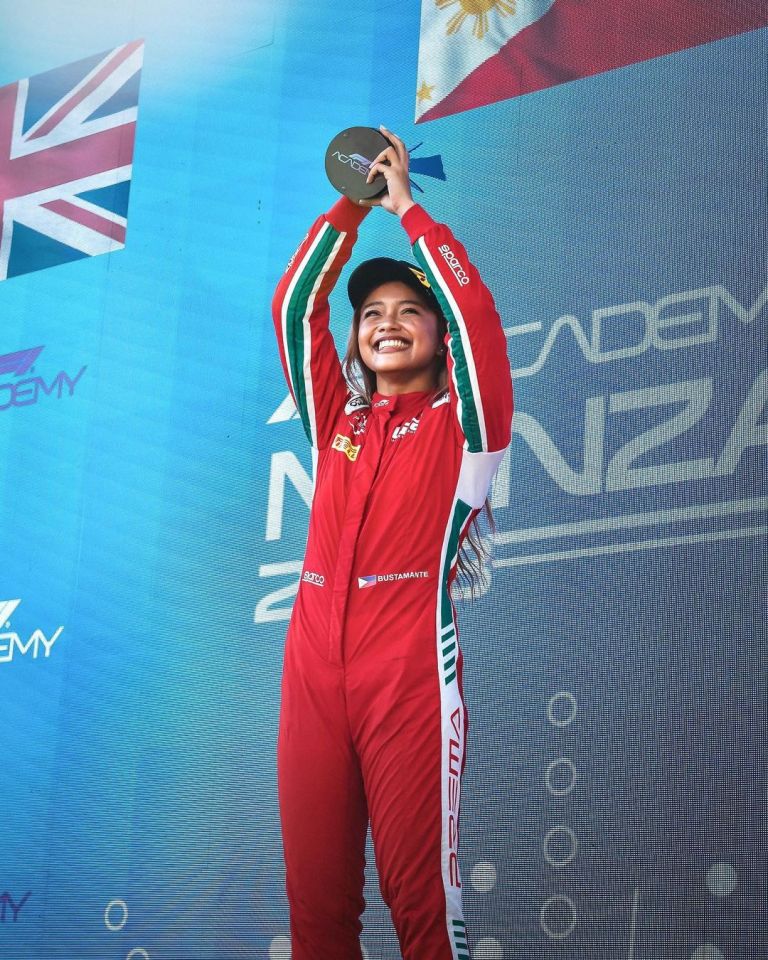 Bustamante has earned two podium finishes in the F1 Academy season