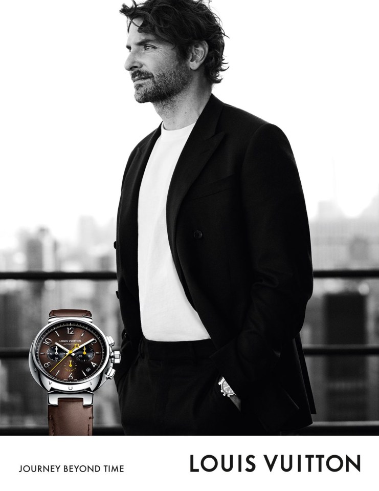 Meanwhile, Bradley became Louis Vuitton’s first watch ambassador