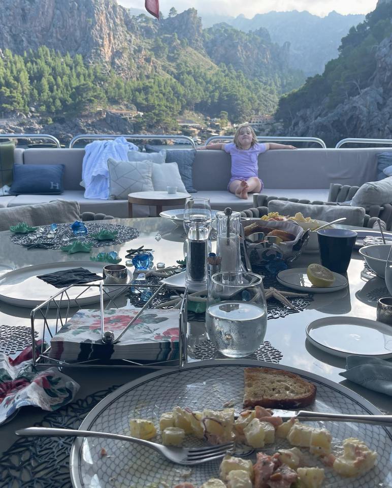 McGregor is clearly eating like a king on the water