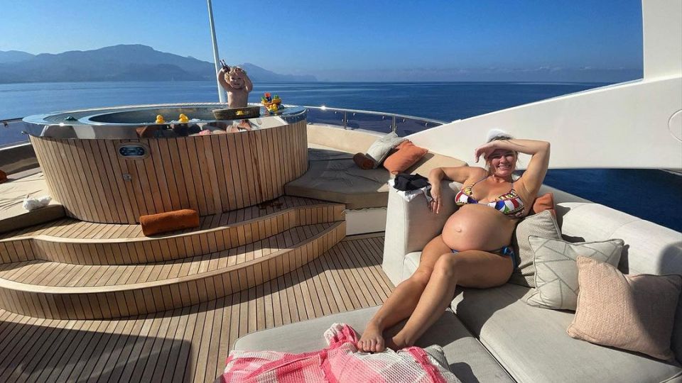 Conor McGregor shared a host of snaps from his Lamborghini yacht