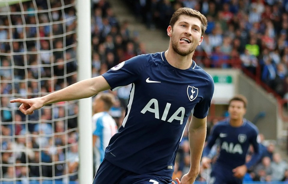 Long-serving defender Davies scores a rare goal for Tottenham