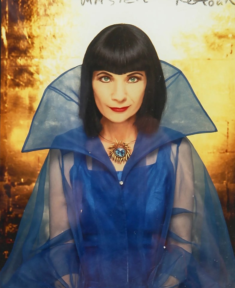 Costumes worn by Sun astrologer Mystic Meg are predicted to fetch fortunes at a charity auction