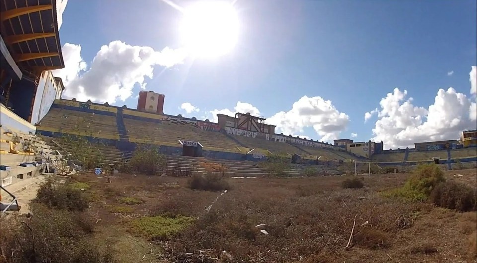 The Estadio Insular Las Palmas was left abandoned for over a decade until it was demolished