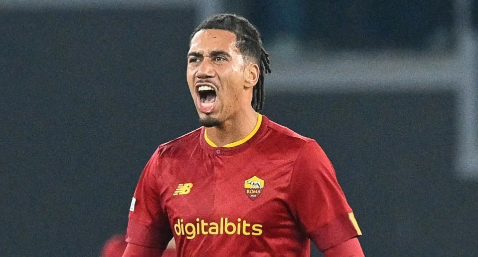 Chris Smalling was a target of Burglars in his house in Italy