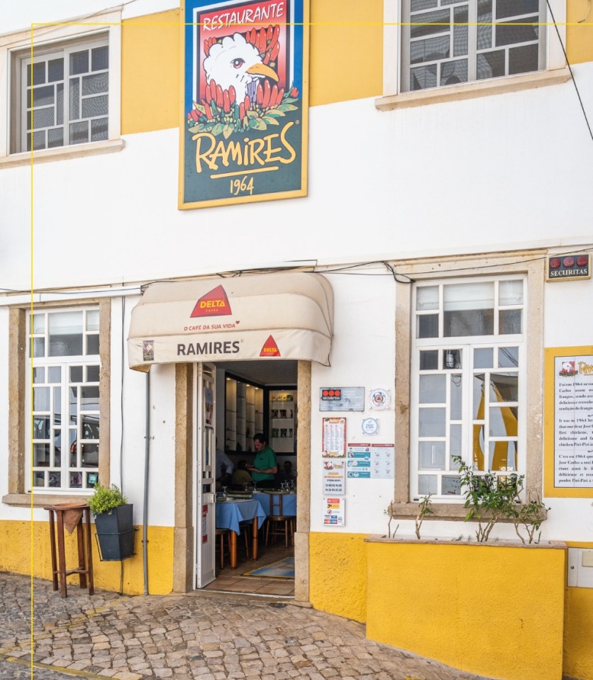 Established in 1964 and split over three levels the Ramires restaurant has a menu that focuses purely on Peri-Peri chicken