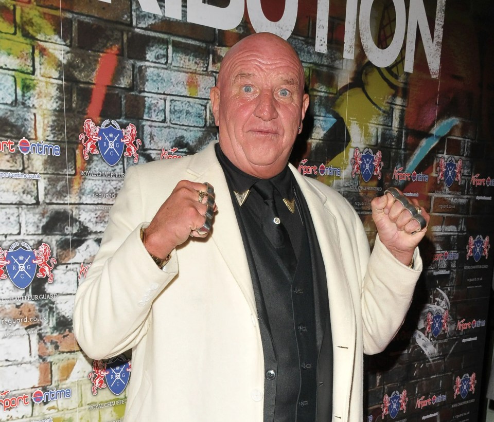 Dave Courtney at the Retribution film premiere in Haymarket in September 2017