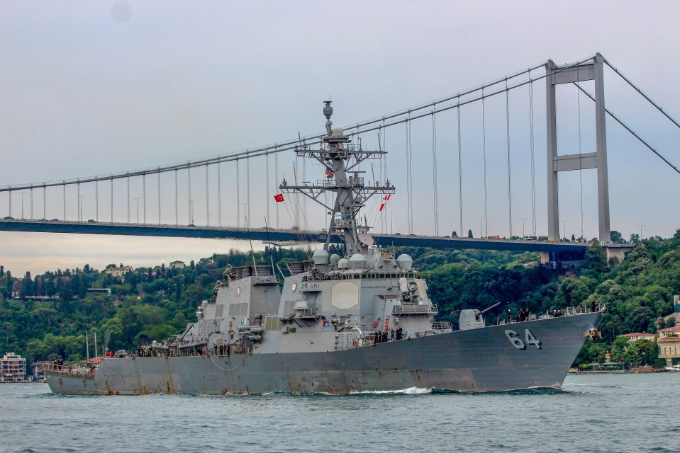 The US Navy destroyer USS Carney intercepted drones and missiles in the Red Sea