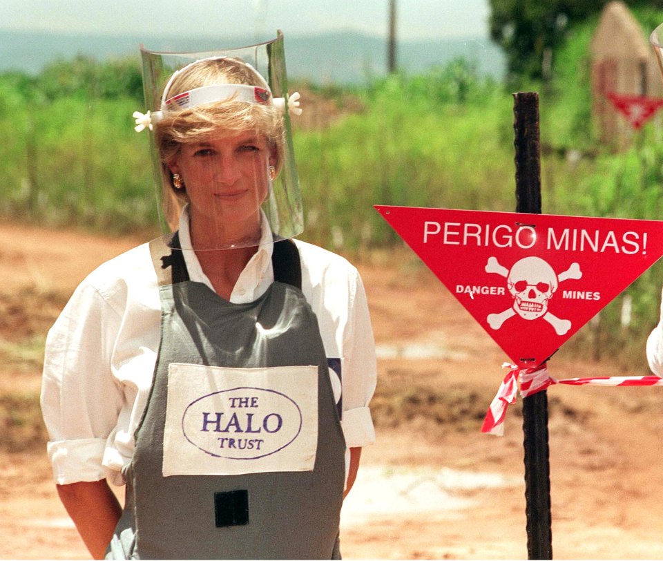 Diana's landmark anti-landmines campaign is shown in the new series of The Crown