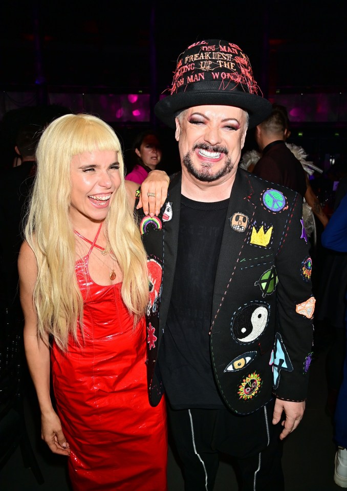 Boy George was also on Paloma's selfie hit list