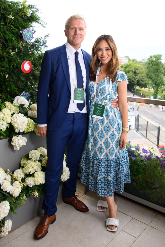 Myleene met fiance Simon Motson eight years ago on a blind date