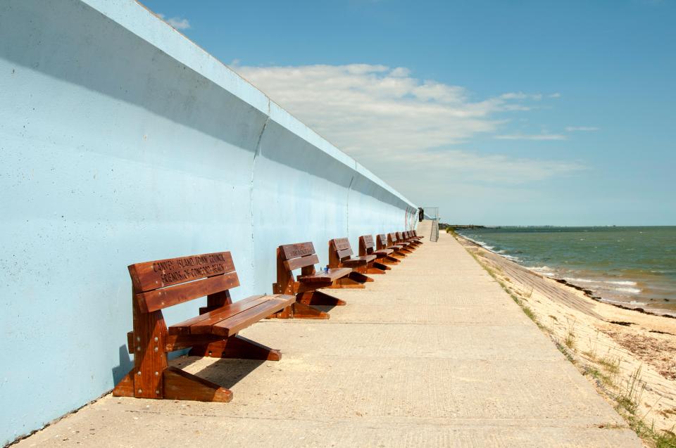 An island off the coast of Essex was once a popular seaside resort