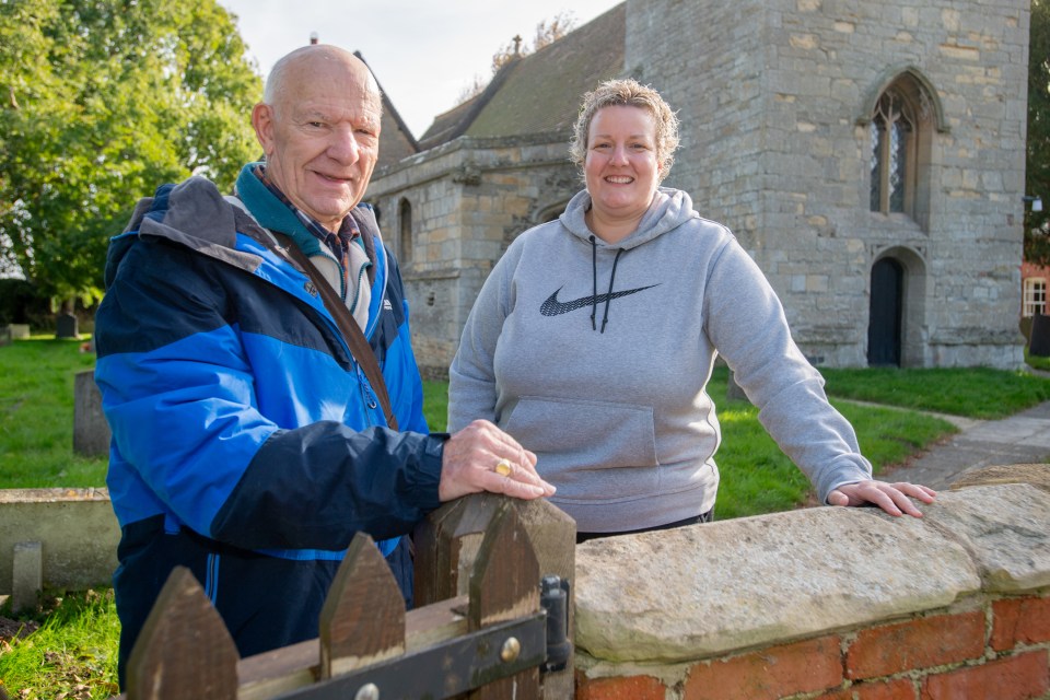 Disney fans Eddie Southon and daughter Donna say the village isn't set up for tourists