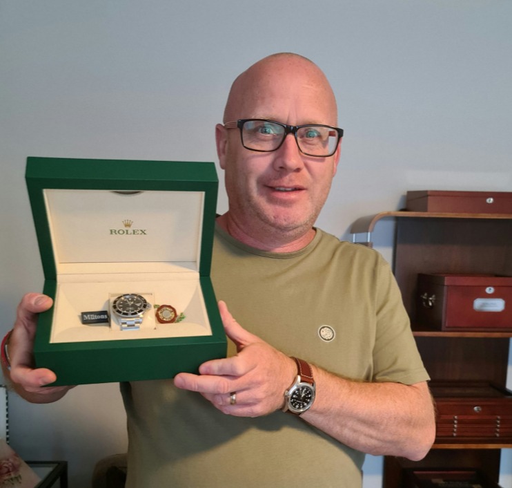 Martin and his Rolex Submariner 16610