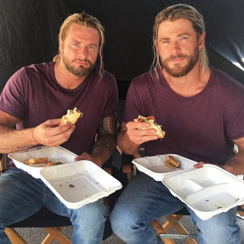 Maura is dating stuntman and Chris Hemsworth body double Bobby Holland Hanton, left